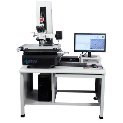 Mikroskop Pengukur Optik Digital Elektronik X Y Z Axis 0,0005mm Dengan Layar Lcd