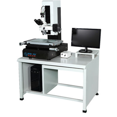 Mikroskop Pengukur Optik Digital Elektronik X Y Z Axis 0,0005mm Dengan Layar Lcd