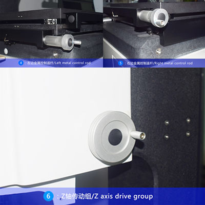 Sistem Mesin Pengukur Visual Elektronik 220V Untuk Konektor Bagian Seluler